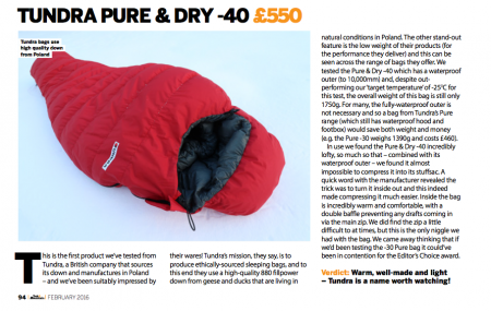 Pure & Dry minus 40 review