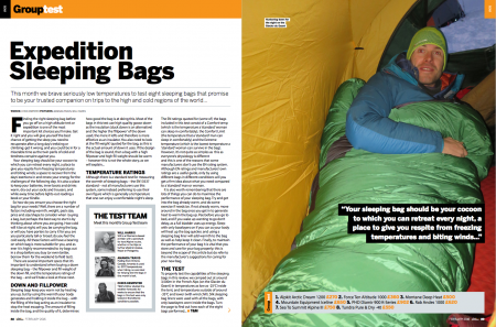 Group Test Expedition Sleeping Bags